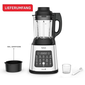 Blender Tefal PerfectMix Cook, 1400W, 10 programe, argintiunegru - Img 9