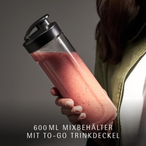 Blender WMF Kult X Mix Go, 600 ml, 300 W, ArgintiuNegru - Img 3
