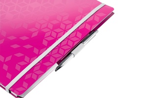 Bloc de notite Leitz 46440023 WOW Be Mobile, A4, linii, roz metallic - Img 4