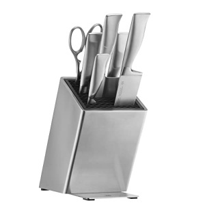 Bloc pentru depozitare cutite WMF FlexTec, 15 locuri, inox, argintiu - Img 12