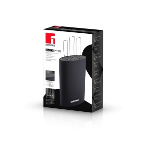 Bloc universal pentru cutite San Ignacio Tacoma, 15.6x6.6x22 cm, negru, design elegant - Img 2