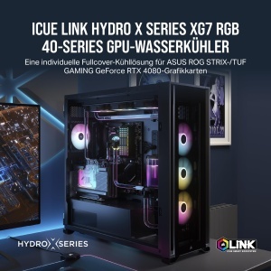Bloche de racire GPU CORSAIR iCUE LINK XG7 RGB pentru GeForce RTX 4080, Negru - Img 2