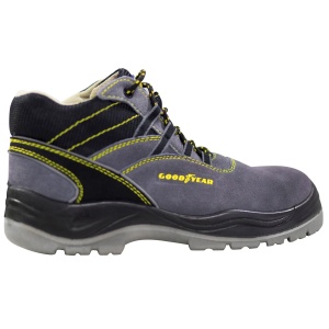 Bocanci de protectie Goodyear G138107C din piele gri, antibacterieni, marimea 36 - Img 3