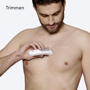 Bodygroomer Braun Series 5 BG5500, Trimmer pentru Barbati, 100 Rezistent la Apa, Gri - Img 4