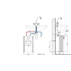 Boiler electric AEG HUZ 5 DropStop, 5 litri, 2 kW, temperatura 35-85 C - Img 4
