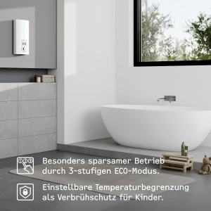 Boiler Instantaneu Stiebel Eltron DEL 27 Plus, 27 kW, Display LCD, Mod ECO - Img 3
