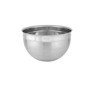 Bol din otel inoxidabil ROSLE, 16 cm, capacitate 1,6 l, argintiu