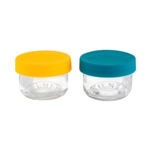 Borcan de Snack KILNER, 125 ml, cu capac din silicon, set de 2 bucati - Img 1