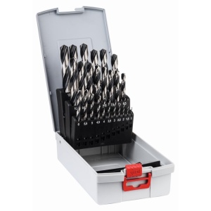 Bosch Professional 25 buc. HSS Twist Drill PointTeQ Set (pentru metal, ProBox, accesorii de gaurit/insurubat)