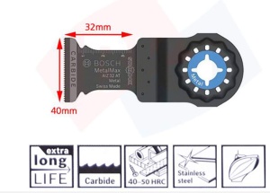 Bosch Professional 5 buc. Set de panze de ferastrau cu adancime din carbura Starlock/set de panze de ferastrau segmentat (pentru lemn si metal, cele mai bune taieri, accesorii multi-unelte) - Img 4