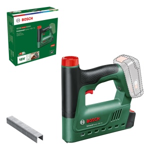 Bosch UniversalTacker 18V-14 Tacker fara acumulator pentru lemn moale si tare