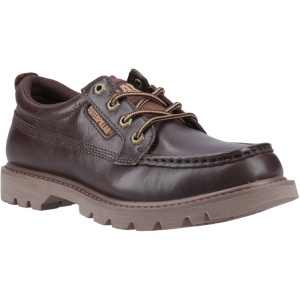 Botine barbatesti CAT Colorado Moc Toe, piele naturala, maro, marimea 33 EU