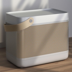 Boxa portabila Bang Olufsen Beolit 20 Grey Mist Bluetooth sunet 360deg si functie Qi - Img 6