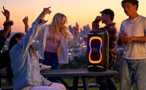 Boxa portabila JBL PartyBox 130, 200W, neagra, cu lumini si autonomie de 15 ore - Img 4