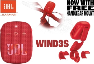 Boxa portabila JBL Wind 3S, Bluetooth, 5W, IP67, Rosu - Img 3
