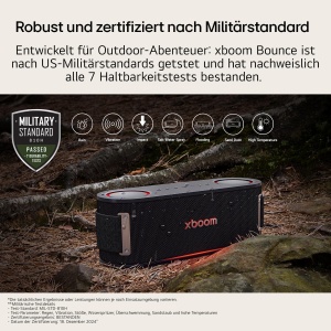 Boxa portabila LG xboom Bounce, 40W, Bluetooth 5.3, IP67, Negru - Img 9