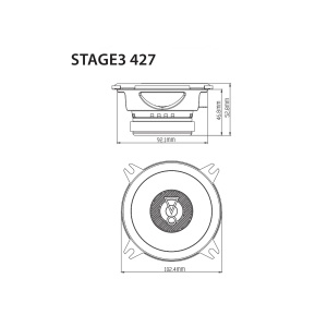 Boxe auto JBL Stage3 427 150W 2 cai 10 cm bass puternic - Img 7