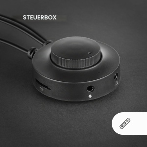 Boxe Bluetooth Mars Gaming MSRGB2, 15W, RGB, USB, Negru - Img 5