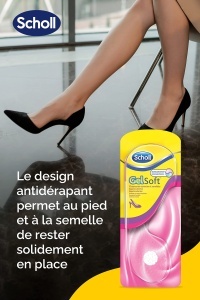 Branturi Scholl GelSoft pentru Sandale si Pantofi Deschisi Absorbtie Socuri Marimi 35-405 - Img 4