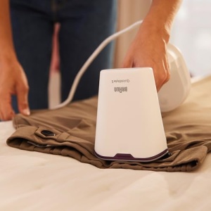 Braun QuickStyle 5 GS5011PU Steamer, Tehnologie Dual FreeGlide 3D, Tehnologie FastSteam, Aburi, Abur 22 g/min, Rezervor de apa 150 ml, Lungime cablu 2,5 m, Gata in 45 de secunde, 1200W, Alb/Violet - Img 10