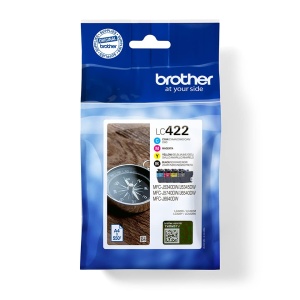 Brother LC-422VAL Set Cartuse CMYK Originale Capacitate 550 Pagini - Img 2