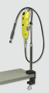 Bruder Mannesmann M92571 Dispozitiv de Slefuire Rapida 130W cu Stativ si 80 Accesorii - Img 4