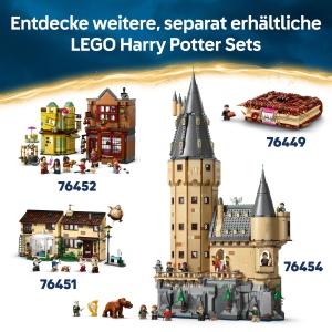 Bucatareasa LEGO Harry Potter Hogwarts Express - Set cu 832 piese, 4 figurine - Img 6