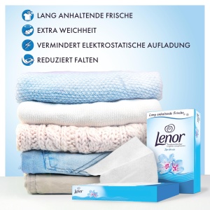 Bucati de rufe Lenor Aprilfrisch, 34 bucati, pentru uscator - Img 3