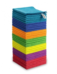 Burete de curatenie Vileda Mikrofaser Colors, 35 bucati, multiuso