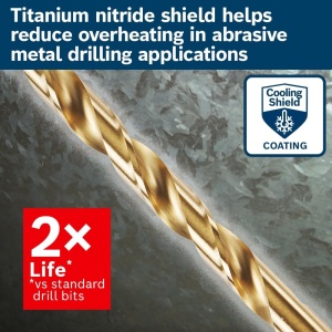 Burghiu metal Bosch TI2147IM Titan-Nitrat rezistent pentru otel si lemn - Img 5
