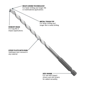 Burghiu multifunctional BOSCH Daredevil MP12 rezistent performanta rapida - Img 2