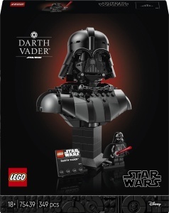 Busta LEGO Star Wars 75439 Darth Vader pentru adulti, 349 piese, cu minifigura - Img 5