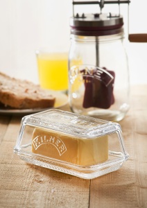 Buteriera din sticla Kilner, 250g, design retro, cu capac din sticla - Img 6