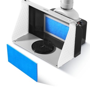 Cabina de vopsire VEVOR AH-311, 9.2 mmin, 3 LED-uri, design portabil - Img 12