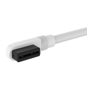 Cablu Corsair iCUE LINK Slim - 2x 200mm, 90 - Alb - Img 4
