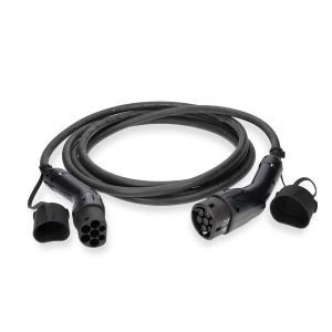 Cablu de incarcare pentru vehicule electrice Nedis Tip 2 - 32 A - 22000 W - 5 m - Negru - Img 1