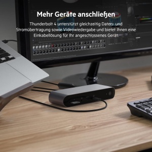 Cablu Thunderbolt 4 Belkin, 2m, 40 Gbits, 100W Power Delivery - Img 6