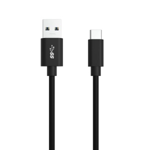 Cablu USB-C ANSMANN 120 cm, transfer date 5Gbps, aluminiu