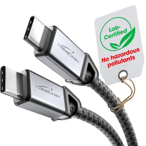 Cablu USB C KabelDirekt, 2m, 60W, negru, incarcare rapida