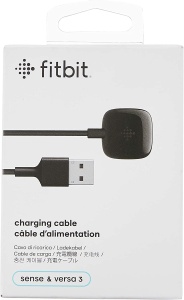 Cablul de incarcare Fitbit Versa 3 Sense, Negru, Material sintetic - Img 5