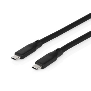 Cablul USB 3.2 Nedis USB-C, 240 W, 8K30Hz, 1 m, Negru