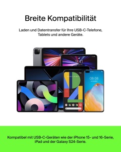 Cablul USB-C Belkin BoostCharge, 1m, Alb, pentru iPhone, Samsung, Google Pixel - Img 5