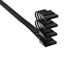 Cabluri de alimentare Corsair Elite Premium Tip 5, 4 mufe, negru, design Paracord - Img 2