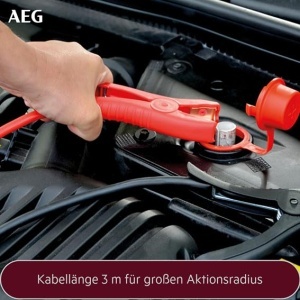 Cabluri de pornire AEG SP 16 2 x 3m Protectie StartProtect pentru motoare pana la 2500 cm3 - Img 8