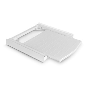 Cadru intermediar Xavax cu placa extensibila din plastic cadru de conectare pentru masina de spalat si uscator kit intermediar cu extragere ca raft pe - Img 13