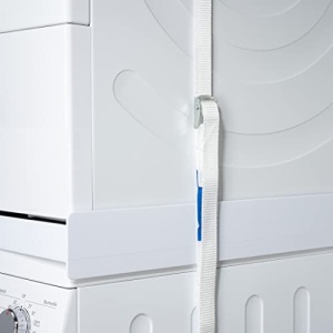 Cadru universal Xavax Basic alb pentru montare uscator pe masina de spalat cu curea de fixare - Img 16