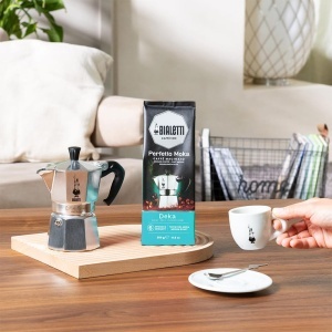 Cafea Macinata Bialetti Perfetto Moka Deka, 250g, Aroma de Cereale, Fara Cofeina - Img 2
