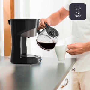 Cafetiera BlackDecker BXCO1002E, 1000W, 1.5L, Timer 24h, Inox - Img 4