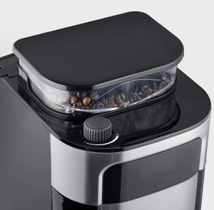 Cafetiera cu rasnita Severin KA 4814, 1000 W, 8 cesti, 1 L, negru - Img 5