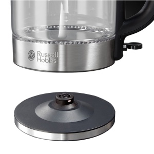 Cafetiera electrica Russell Hobbs 1.7L, 3000W, Inox si Albastru Ocean - Img 3